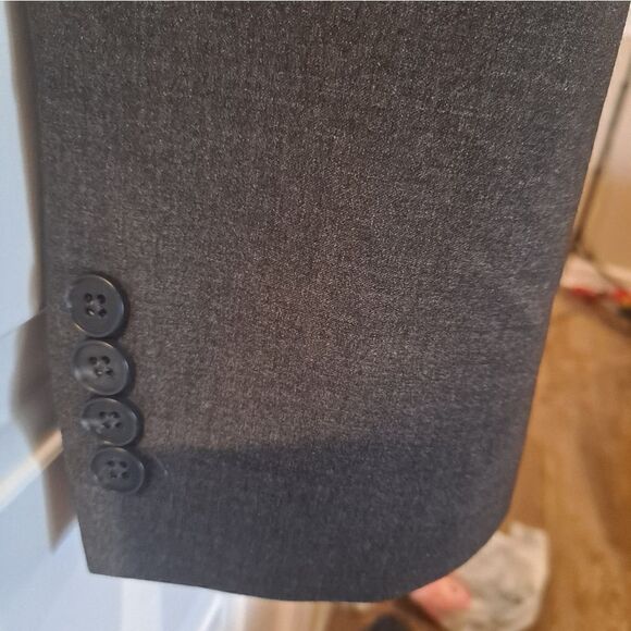 DKNY Mens Blazer Sport Coat Jacket Size 42L Dark Gray - Picture 3 of 6